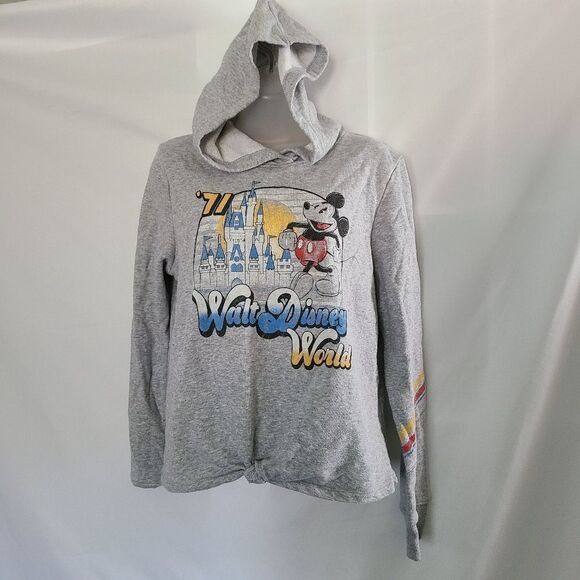 Disney Parks Retro Print Pullover Hoodie sz M‎ - Picture 1 of 5